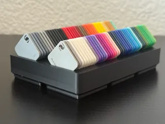 Gridfinity Bambu Filament Color Sample Holder