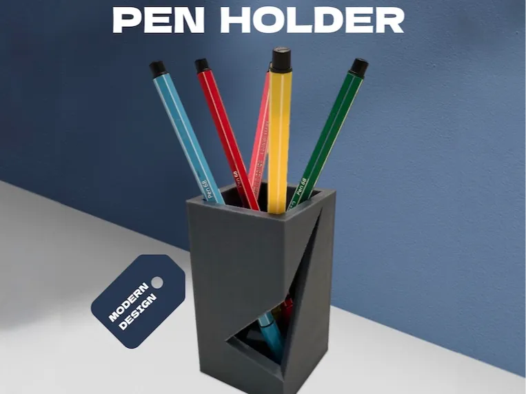 Pen Holder - Modern Style