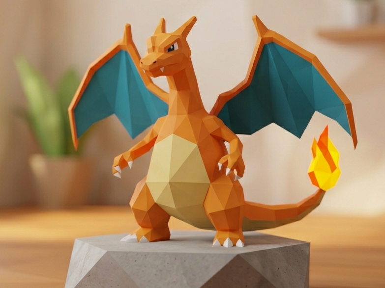 charizard low poly