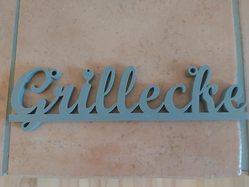 Beschilderung der Grillecke