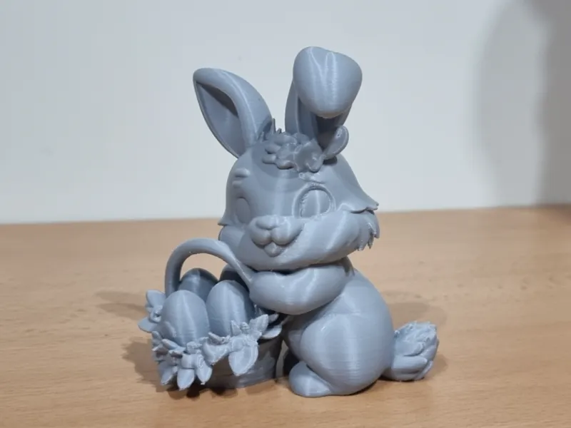 Osterhase mit Korb