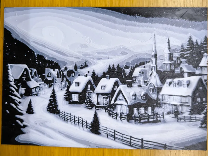 Christmas Village Hueforge