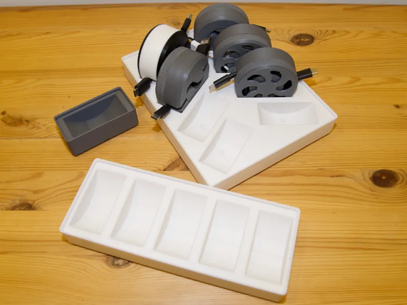 Gridfinity - Storage for Ergonomic Cable Organizer