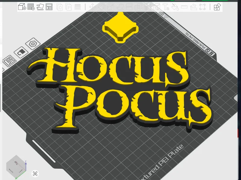 Hocus Pocus Hanging Sign 