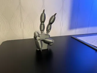 Hand with claws