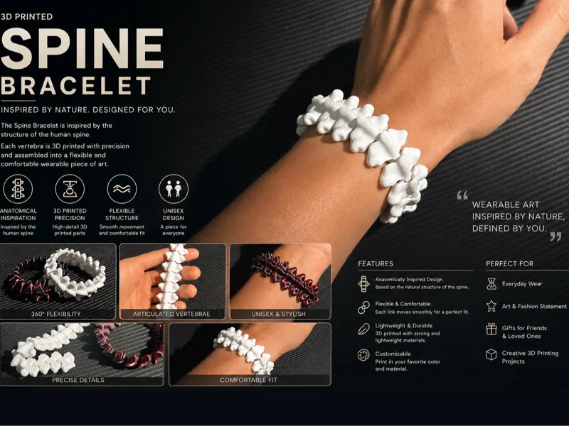Human Spine Bracelet