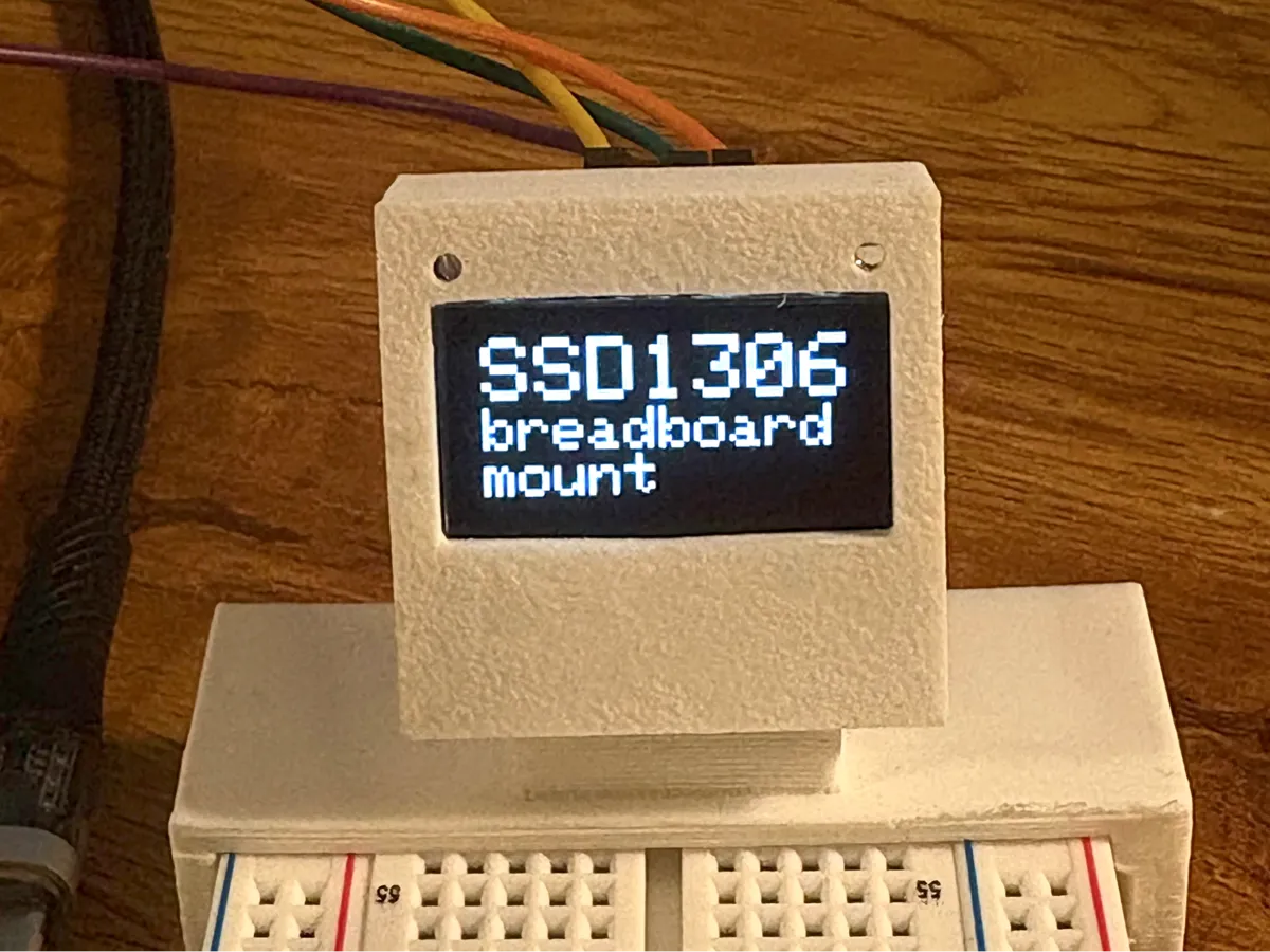 Support d'écran OLED SSD1306 pour breadboard