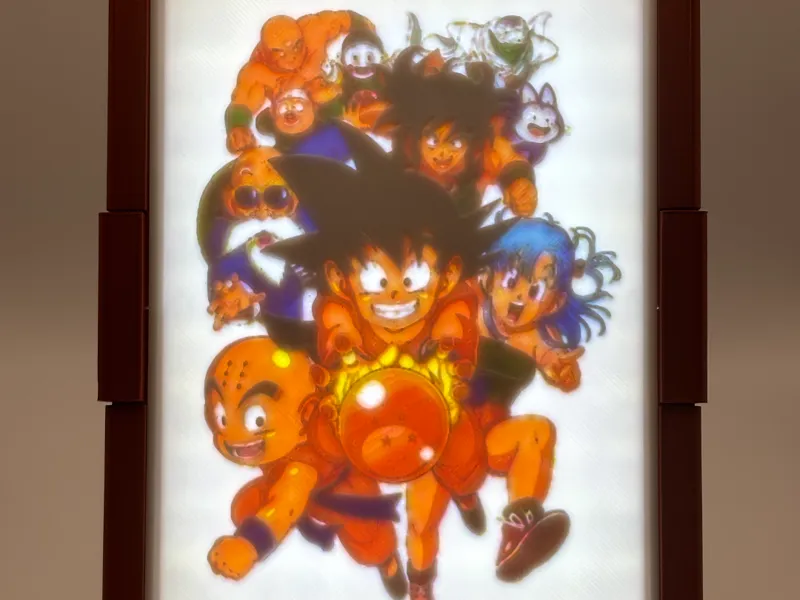 Dragon Ball Lithophane