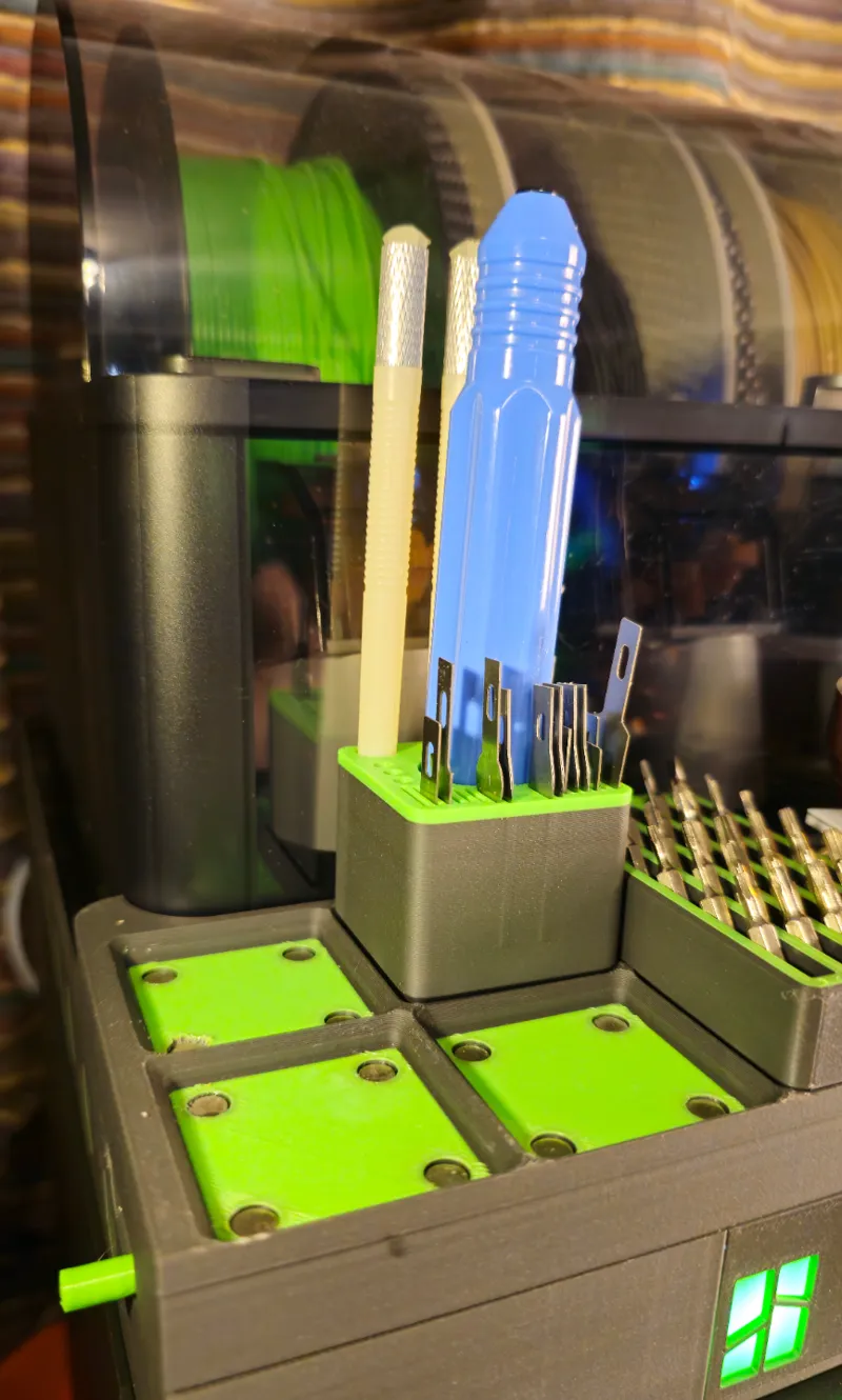 Deburr Tool and X-acto Knife Holder - Gridfinity