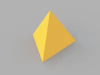 Sphères low poly : tétraèdre — photo 1