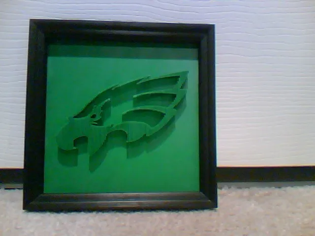 Framed Eagles Art
