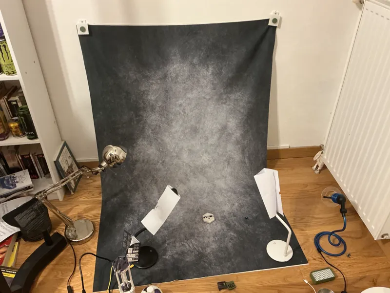 photography background wall mount