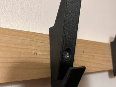 Double wall coat hook