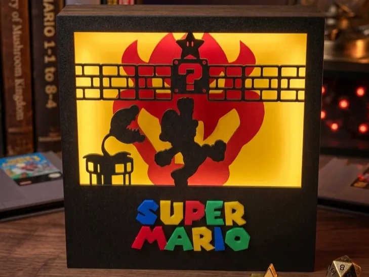 3D Nachtlicht / Ambientlicht - Super Mario