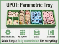 UPOT 1.0 - Boardgame tray EXAMPLE