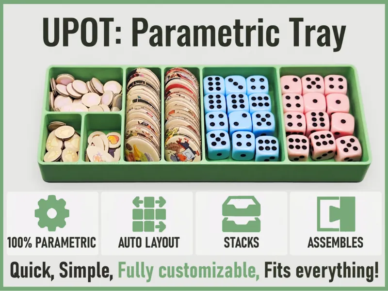 Ultimate Parametric Organizer Tray_ENDLESS OPTIONS