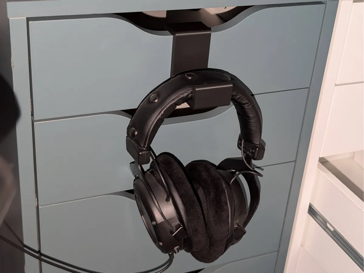 Support casque pour meuble IKEA ALEX