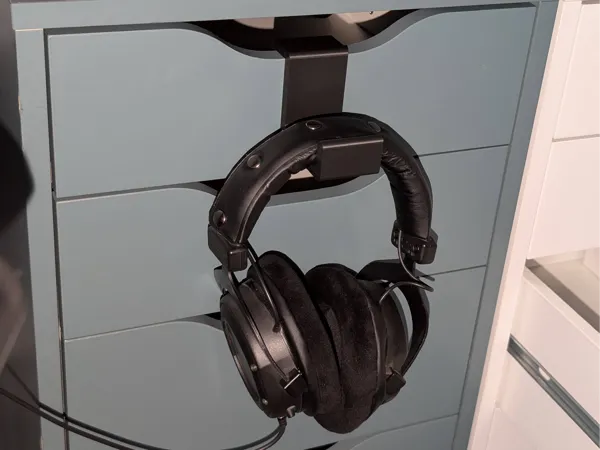 Support casque pour meuble IKEA ALEX