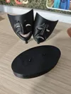Masks separated from the base