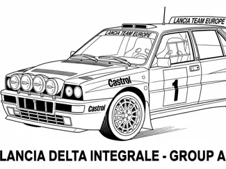 Hueforge Image of a Lancia Delta Integrale WRC