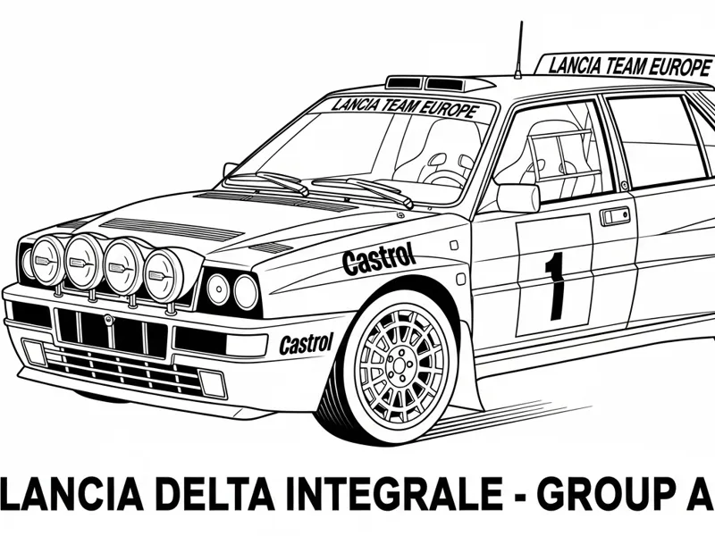Hueforge Image of a Lancia Delta Integrale WRC