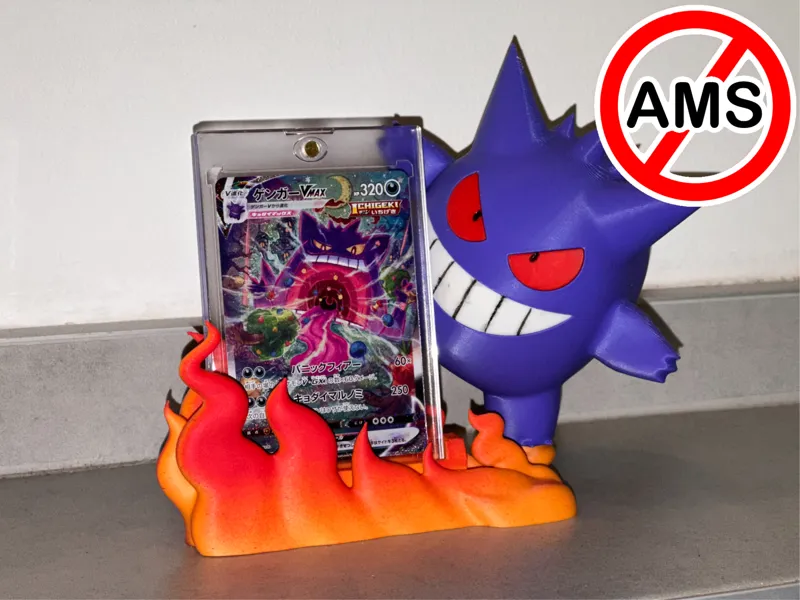 Gengar Pokemon Card Display NO AMS