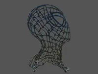 Tête Spider-Man façon toile — photo 3