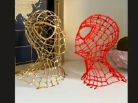 Tête Spider-Man façon toile — photo 2