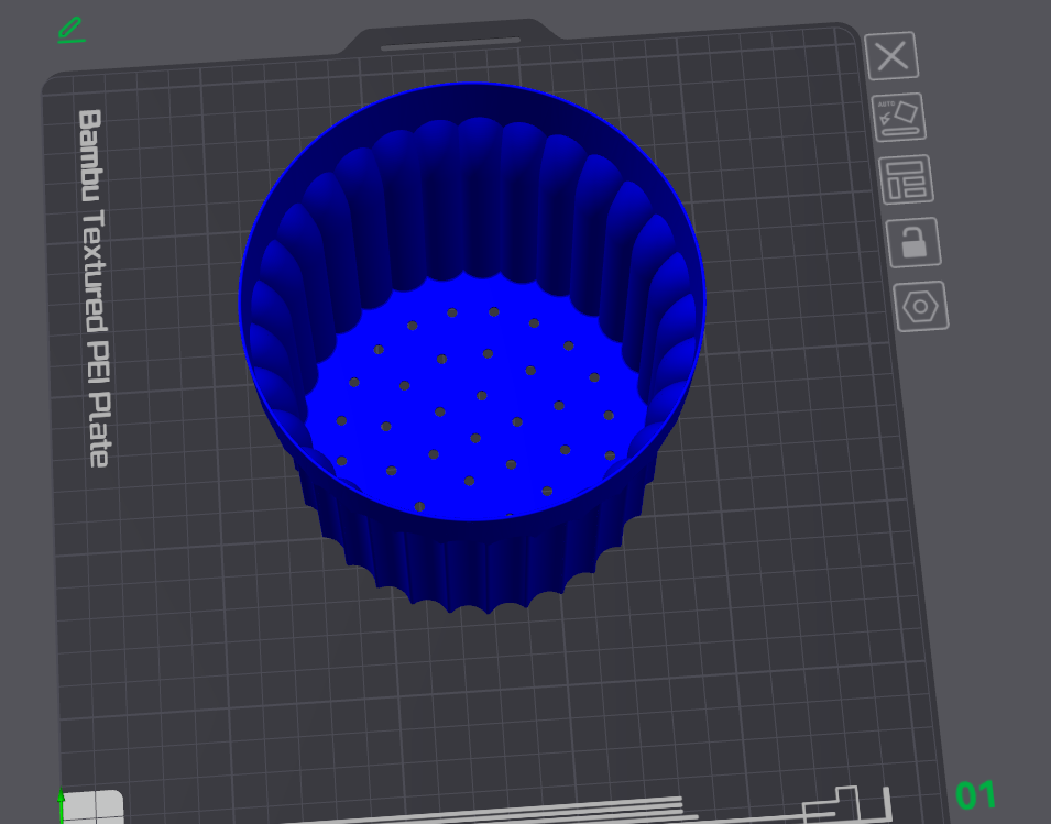 Miniatura 3 do modelo 3D 植物盆栽 内外盆一套 超薄省料不漏水(1mm壁厚)