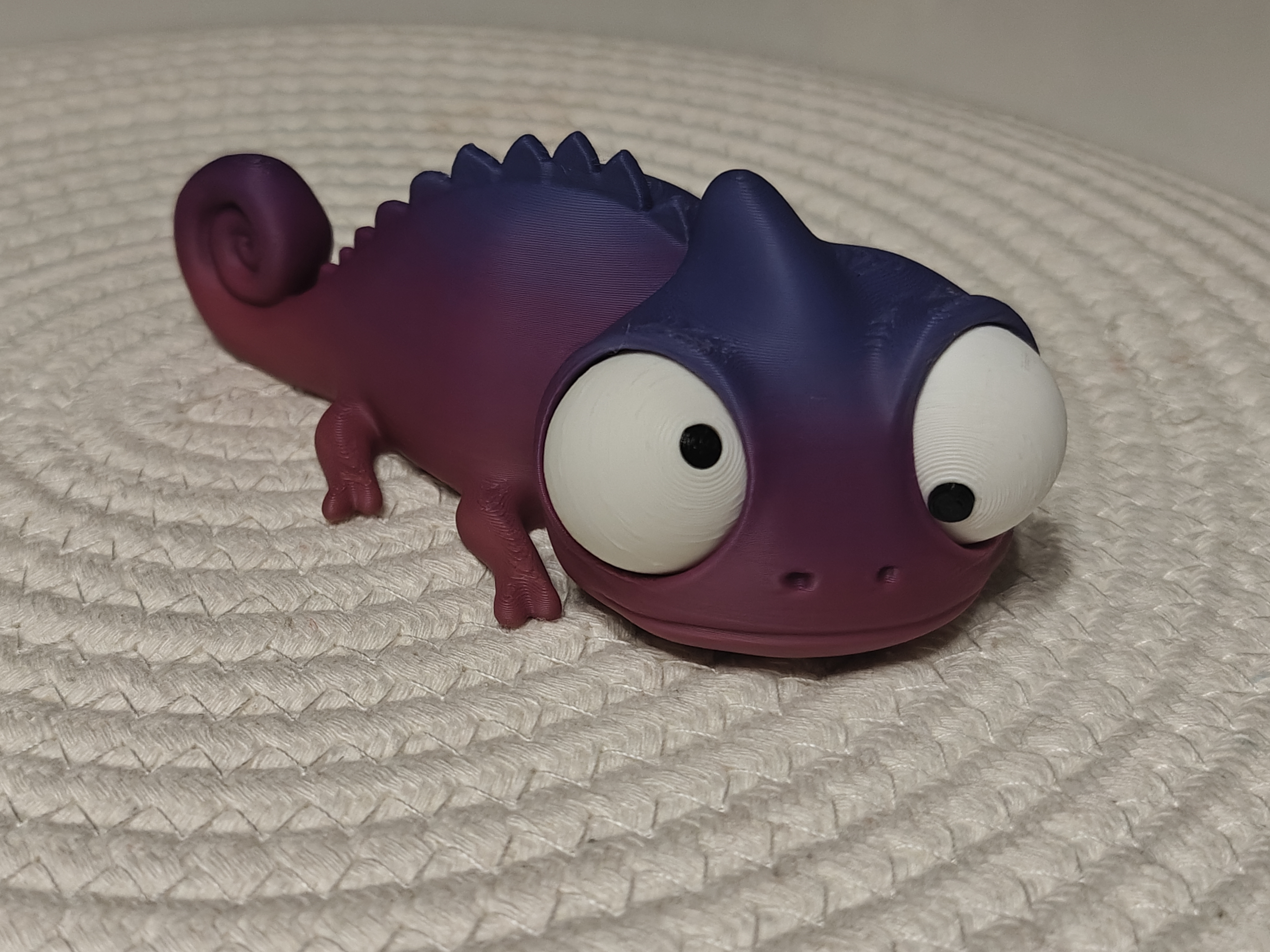 Goofy series – CHAMELEON Movable Eyes NOAMS - Free 3D Print Model