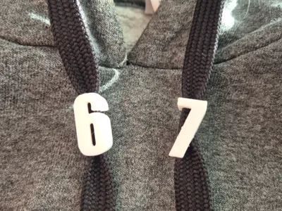 67 Meme Hoodie Charm