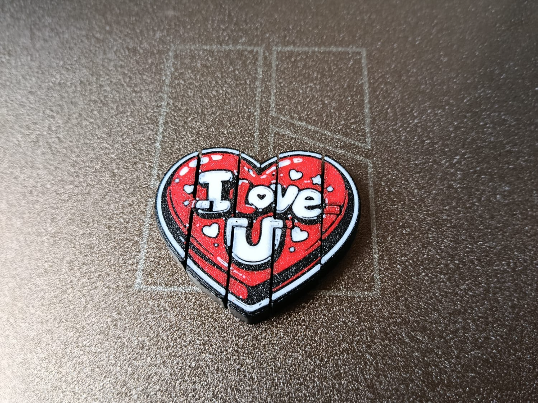 Flexible heart for St Valentine