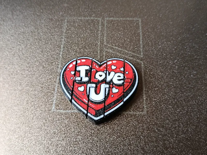 Flexible heart for St Valentine