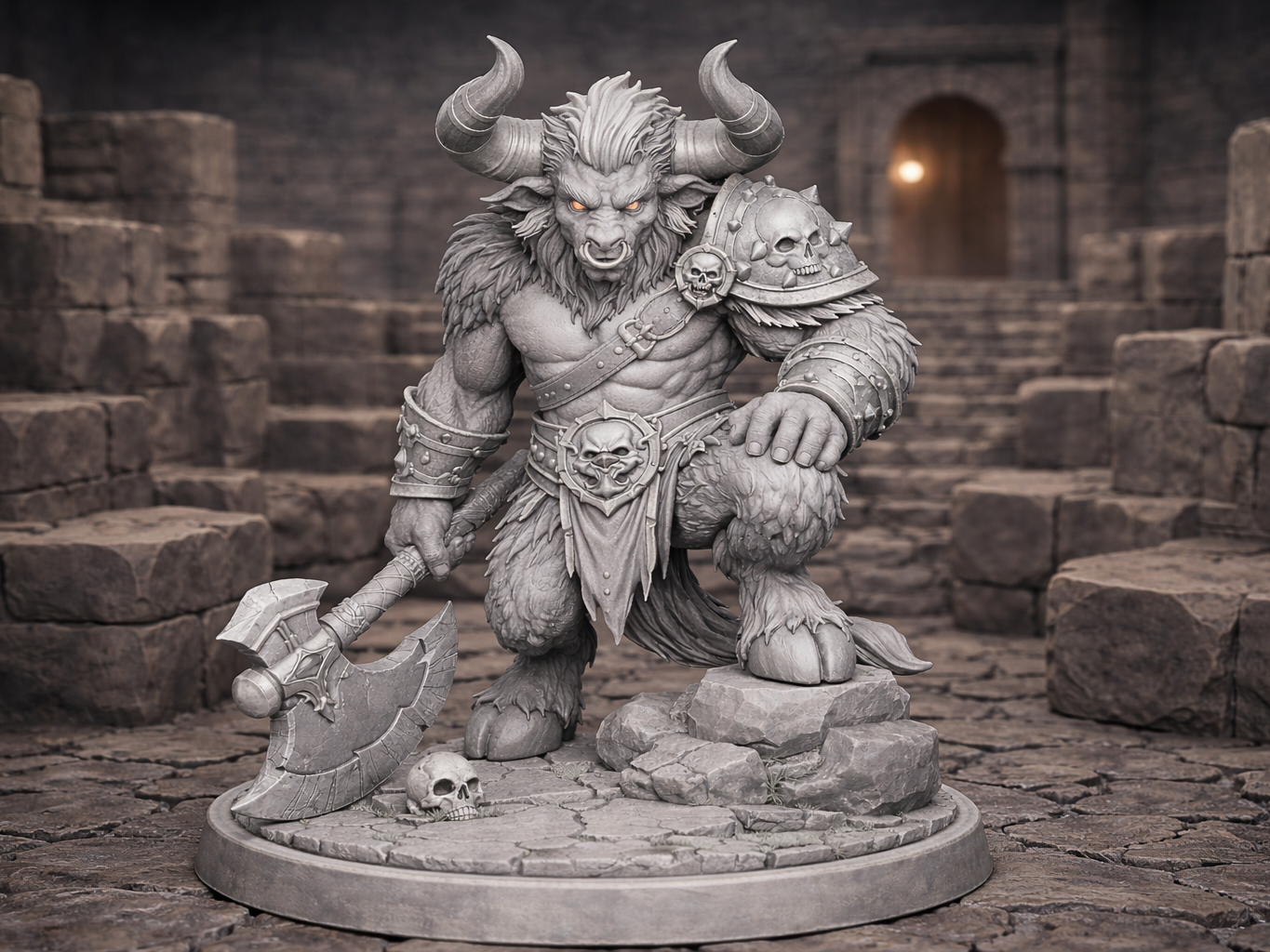 Minotaure – Boss Miniature jdr