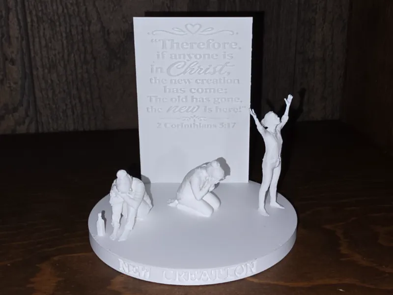 New Creation Scripture Display -2 Corinthians 5:17