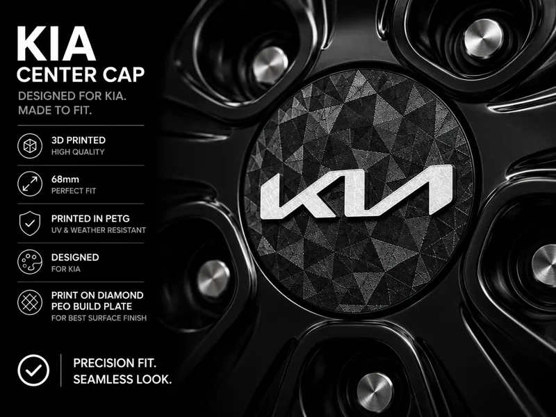 Kia 68mm Center Cap