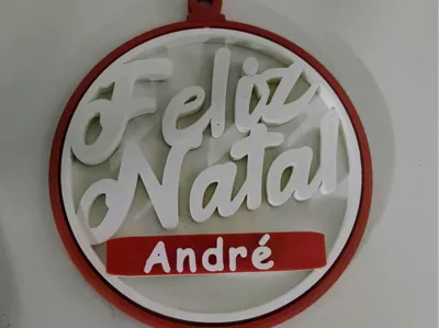 Christmas ornament with name