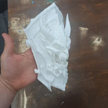 Letrero o emblema decorativo: Rüstung Dämon - Arm oder Schienbein — vista de referencia 2