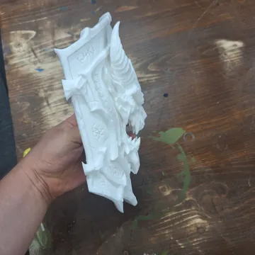 Letrero o emblema decorativo: Rüstung Dämon - Arm oder Schienbein — vista de referencia 4