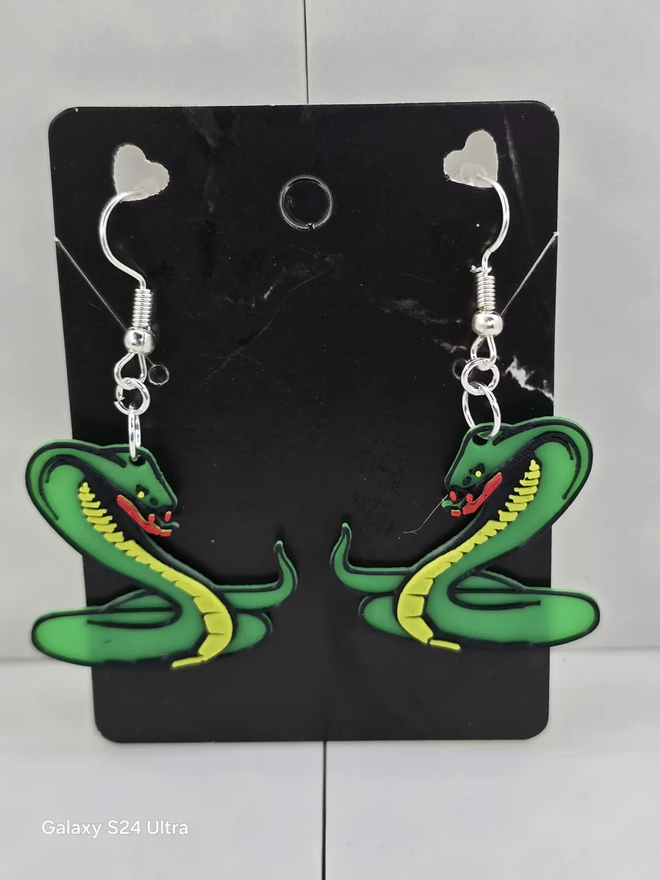 Snake Earrings Layered view 4