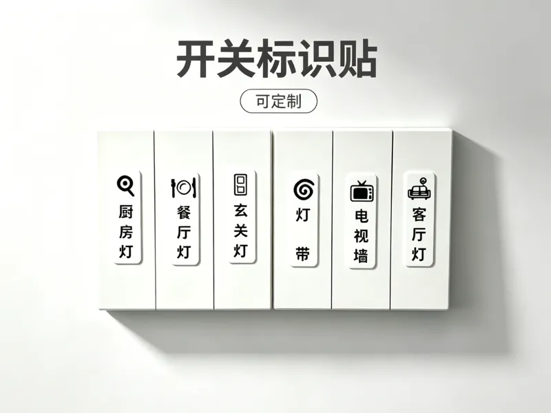 开关标识贴（可定制）