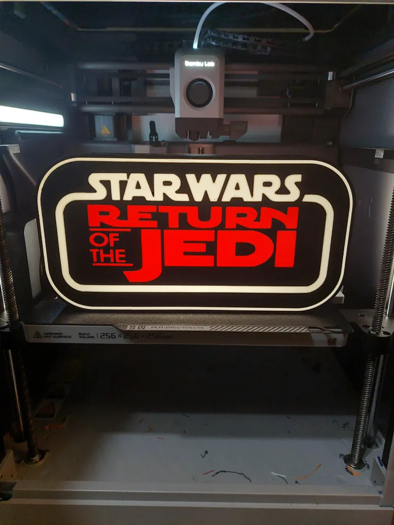 Return of the Jedi LED Light box