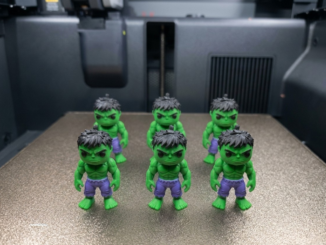 HULK Chibi keychain multicolor