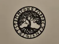Arbre de vie runique – déco murale — photo 1