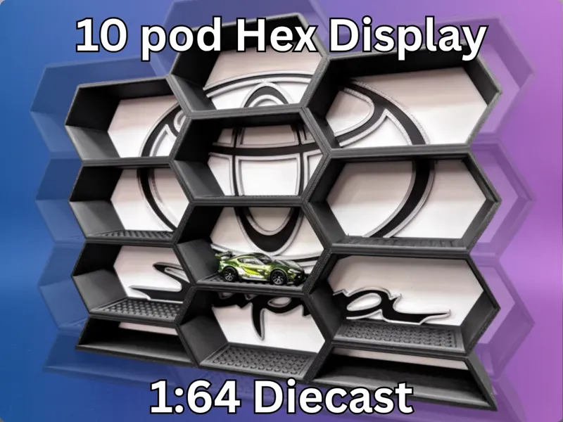 Supra inspired 1:64 Diecast - 10 Pod Hex Display