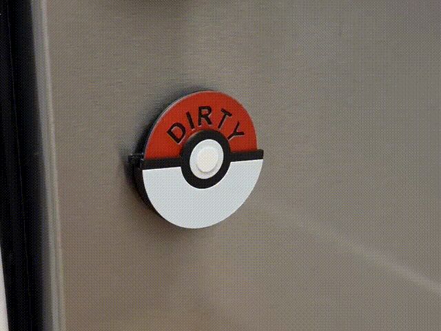 Pokeball Dishwasher Indicator: AMS-optional, fast