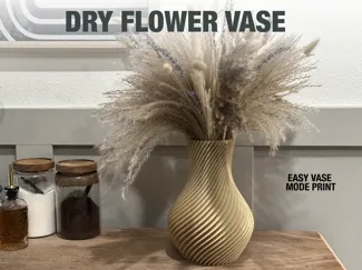 DRY FLOWER VASE - EASY VASE MODE