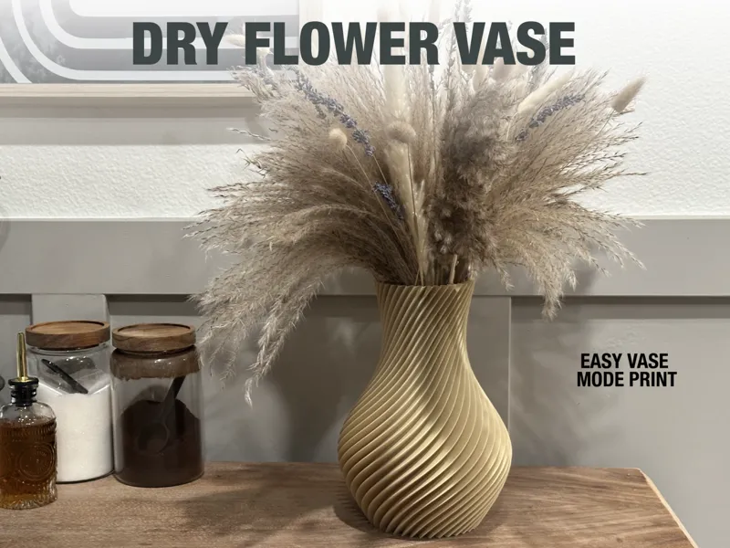 DRY FLOWER VASE - EASY VASE MODE