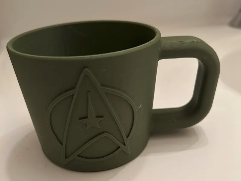 Star Trek Shaving Mug with Snap on Lid