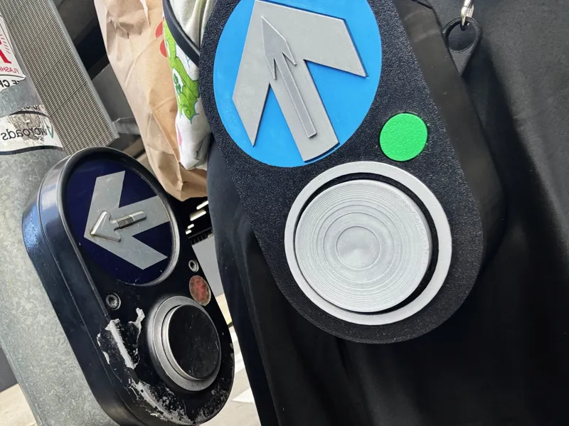 Australian Pedestrian Crossing Button Purse